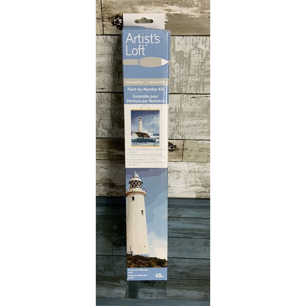 Lighthouse Paint-by-Number Kit by Artist's Loft  Necessities 16x20 48pc Easy